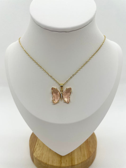 Collier papillons